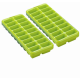 Kaleido 2 Piece Ice Cube Trays, Lime