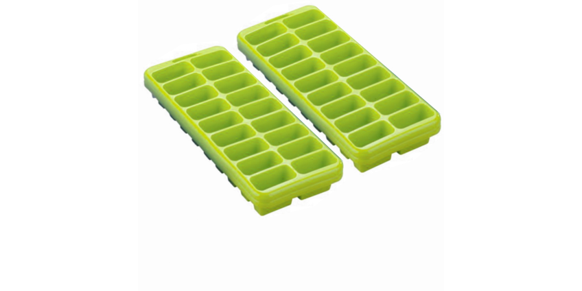 Kaleido 2 Piece Ice Cube Trays, Lime