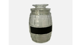 Gourmand Canister with Blackboard 1 Litre ,Transparent