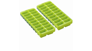 Kaleido 2 Piece Ice Cube Trays, Lime