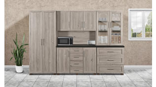 Rossdale 3 Piece Kitchen Unit, Dawson Oak